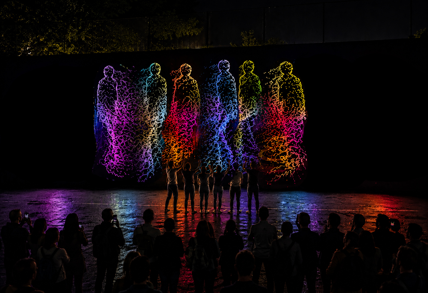 Beings of Light color wall